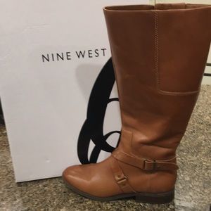 Nine West Cognac Boot